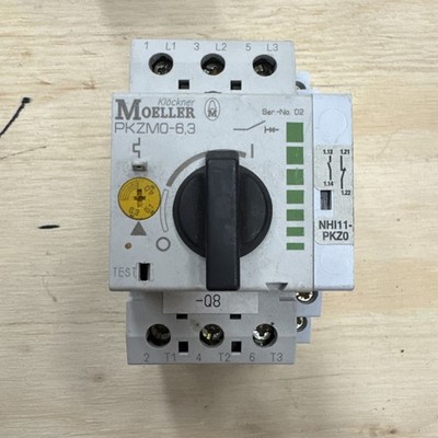 EATON PKZMO-6.3  OVERLOAD RELAY MOTOR CONTROL 4.0-6.3A