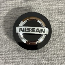 Nissan Wheel Center Caps Black Chrome Oem 40342-br01a Altima Maxima Juke 54mm