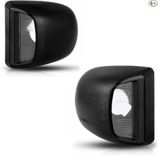 License Plate Light Tag Light Housing for Silverado 1500 Color: Black Housing