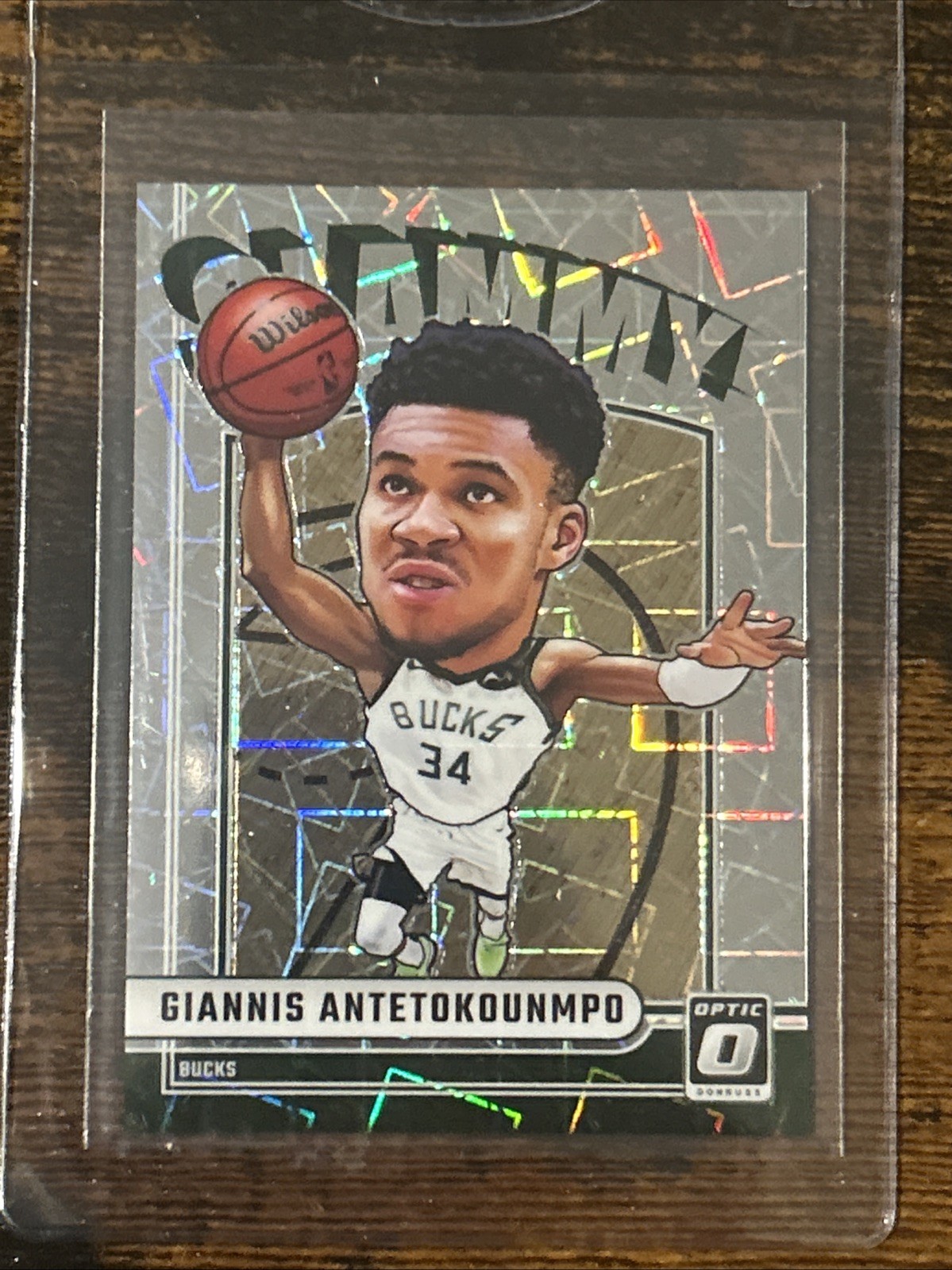 Panini 2024-25 Donruss Optic Slammy! Prizm Giannis Antetokounmpo #7 Bucks