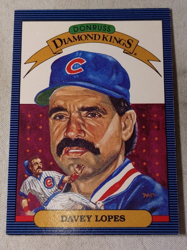 1986 Donruss - Diamond Kings Davey Lopes #9