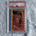 Fleer 1987-88 Michael Jordan Sticker #2 PSA 8 Graded Chicago Bulls Card