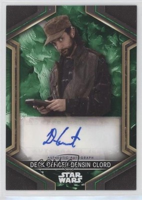 2023 Topps Star Wars Obi-Wan Kenobi Green 44/75 Dan Considine as #A-DC Auto e3n