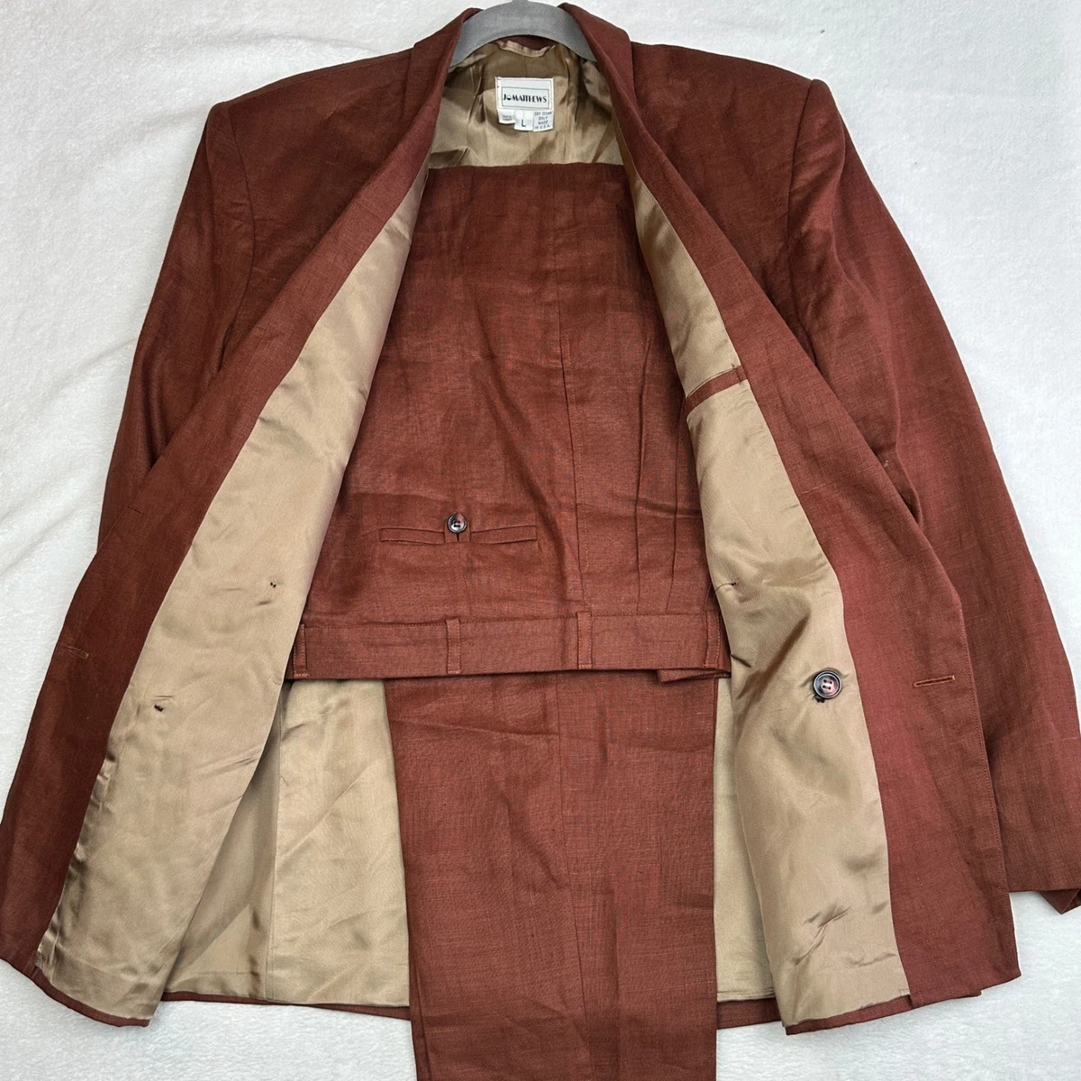 Linen Classic Double-Breasted Suits & Blazers for Men for sale | eBay