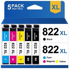 822XL T822 Ink Cartridge compatible with Epson WorkForce WF-3823 WF-4833 WF-4830
