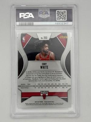 2019 Panini Prizm #253 COBY WHITE Rookie RC PSA 10 Gem Mint