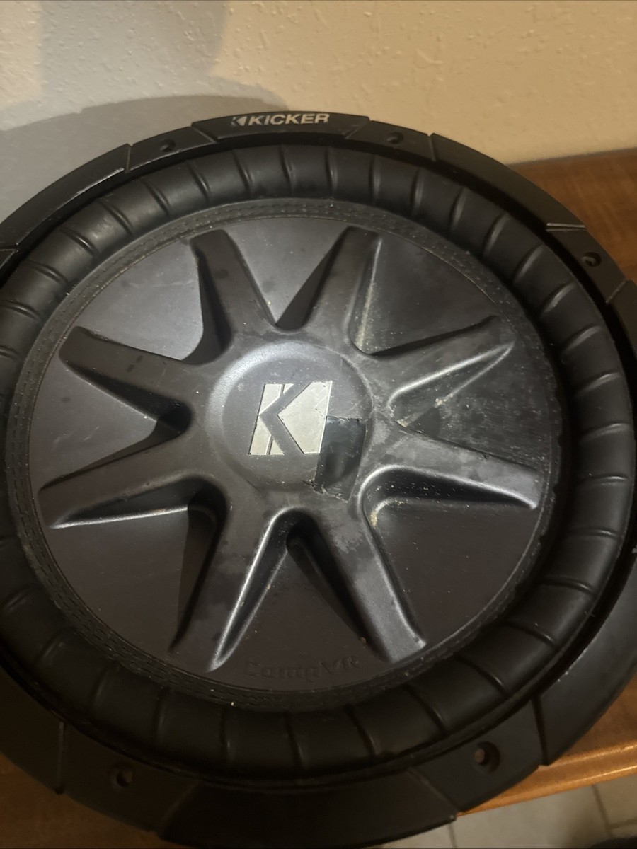 Kicker 10CVR124 CompVR 12 Inch Subwoofer Dual Voice Coil Ohm