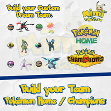 CUSTOM TEAM - 6 Pokemon Shiny, Competitive Le...