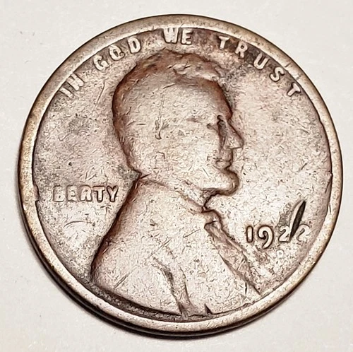 1922 D Lincoln Wheat Cent / Penny *WEAK D* *F  - FINE DETAILS*