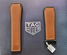 New TAG Heuer connected Modular 45 brown black leather strap SBF8A8013 FT6110