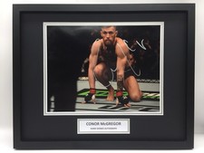 RARE Conor McGregor UFC Signed Photo Display + COA + PROOF FRAMED AUTOGRAPH