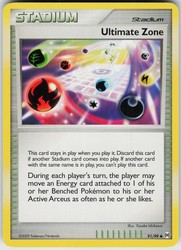 Ultimate Zone 91/99 Arceus Uncommon Trainer Stadium Card