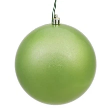Vickerman N591554DCV Celadon Candy UV Drilled Ball Ornament  6 in. - 4 per Bag
