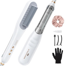 Wavytalk Pro Steam Hair Straightener Brush, Steamline Pro 3 in 1 Straightenin...