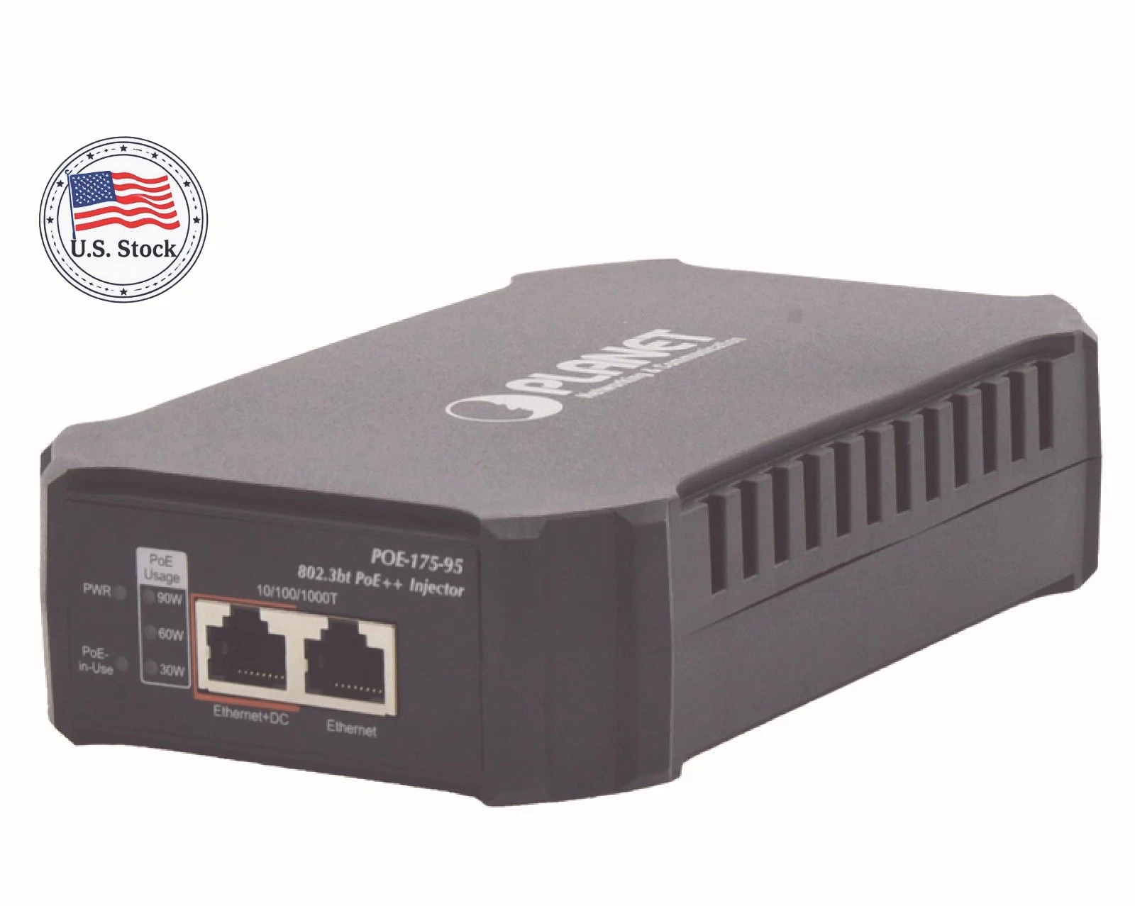 Planet POE-175-95 Single-Port Gigabit 802.3bt PoE Injector - Thumbnail 2
