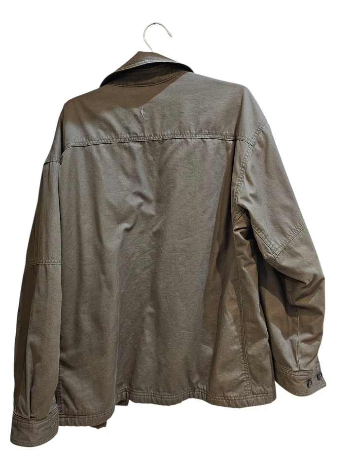 Chaqueta Abrigo Royal Robbins Vintage Granero Tareas Talla L GRIS Oliva Años 90 Foto 2 de 4