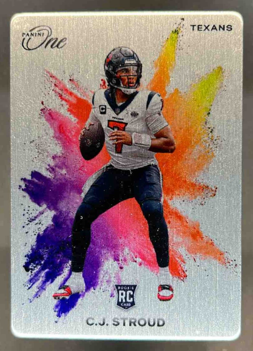 2023 Panini One C.J. Stroud Color Blast RC SSP Rookie #2 Texans