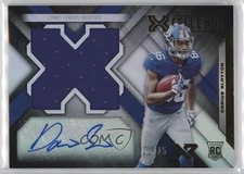 2019 Panini XR Rookie Xcellence Swatches /25 Darius Slayton #RXC-20 Auto RC