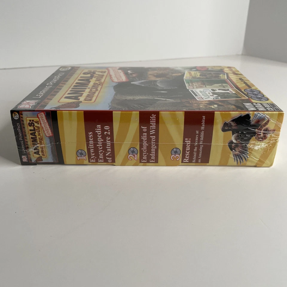 Animals Amazing Wild and Endangered Learning Power Pack Win/Mac New Sealed - Image 3 of 4