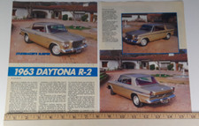 1963 Studebaker Daytona R-2 Paxton Supercharged Original 1986 Article