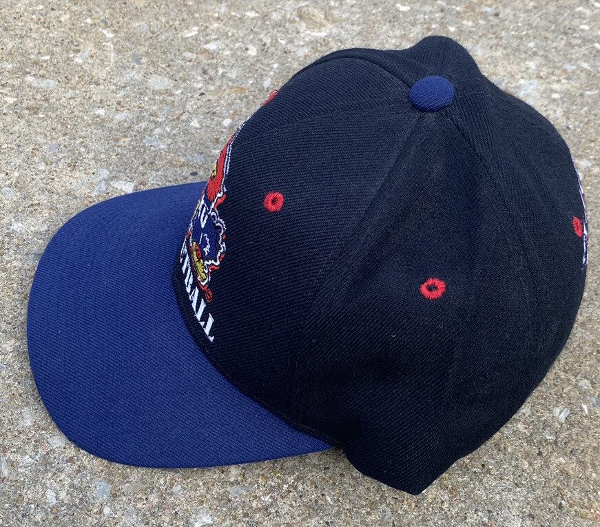 Vintage KU Kansas Jayhawks Basketball Wool SnapBack Hat Cap Paul Pierce