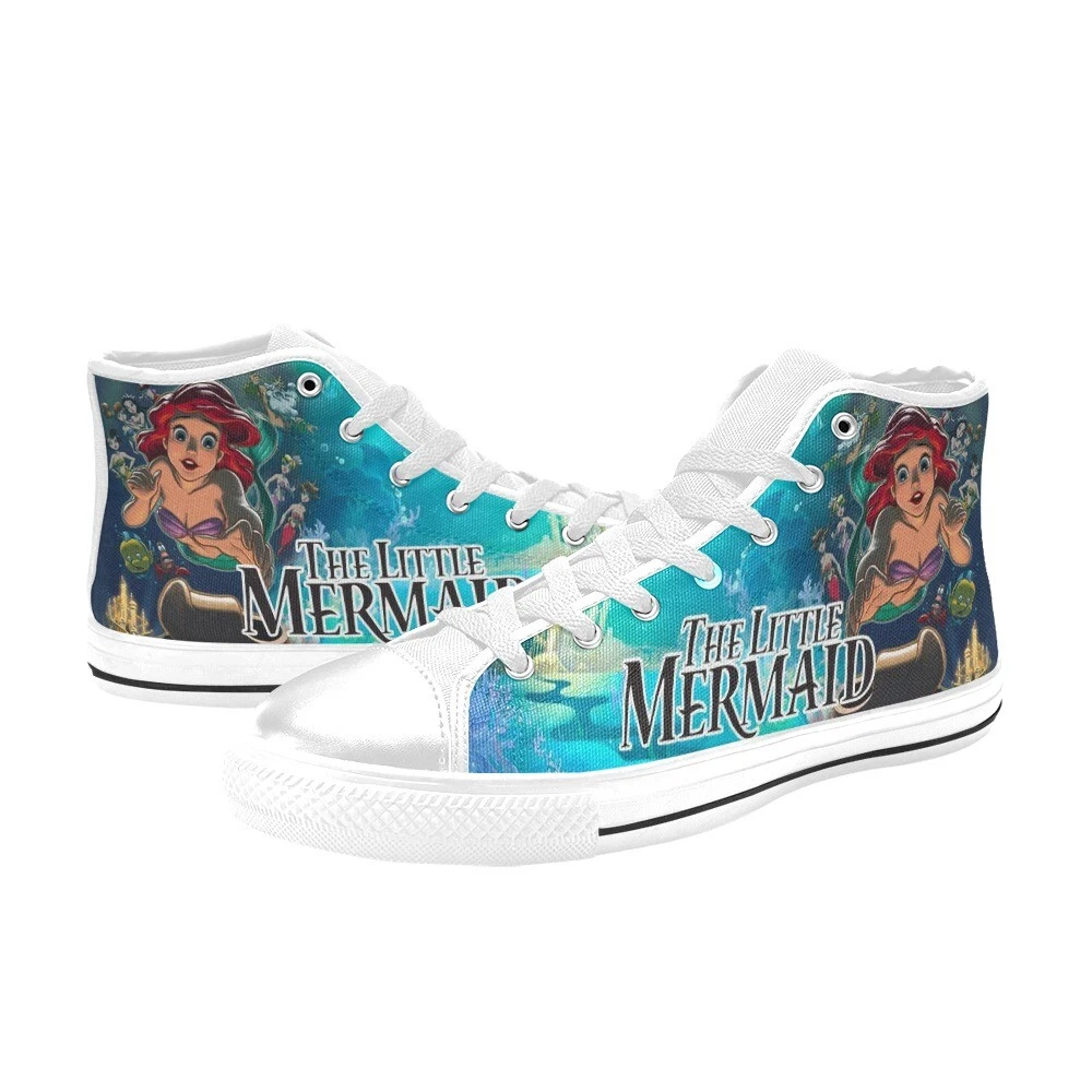 The Little Mermaid High Top Shoes Sneakers