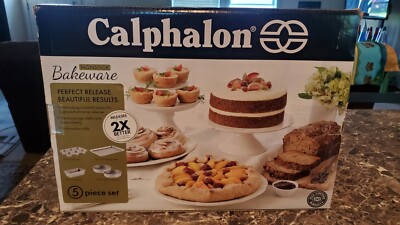 BRAND NEW CALPHALON PERFECT RELEASE NONSTICK 5 PIECE BAKEWARE SET SEALED