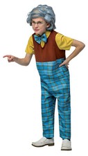 Grandpa Grumpy Old Man Child Costume Pant Jumpsuit Halloween Rasta Imposta