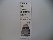 advertising Pubblicità 1968 CITROEN AMI6 AMI 6