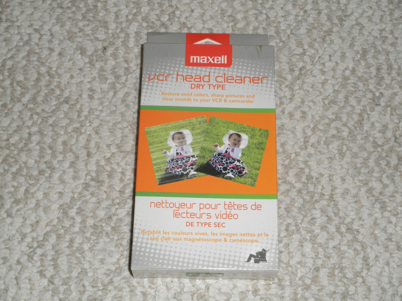 NEW MAXELL VCR & CAMCORDER HEAD CLEANER DRY TYPE eBay