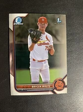 Brycen Mautz RC 2022 1st Bowman Draft Chrome #BDC-124 - St. Louis Cardinals
