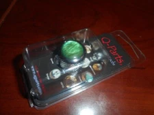 NEW - Q-Parts Dome Knob - GREEN PEARL ON CHROME, KCD-0020