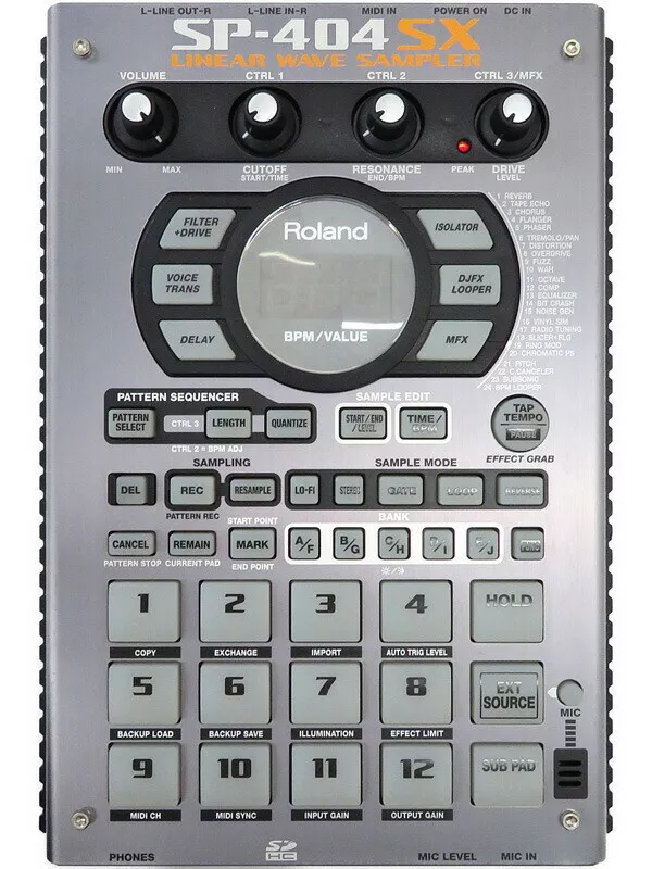 Roland SP-404SX Compact Linear Wave Sampler Used F/S From Japan Japanese