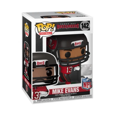 MIKE EVANS Funko Pop! NFL Vinyl Figure #142 Tampa Bay Buccaneers