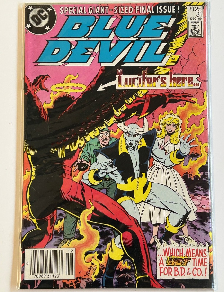 BLUE DEVIL #31 GIANT SIZED FINAL ISSUE LOW PRINT 1986