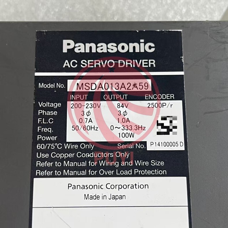 1PCS Used PANASONIC SERVO DRIVER MSDA013A2A59 Tested in Good 1PCS Used PANASONIC SERVO DRIVER MSDA013A2A59 Tested in Good