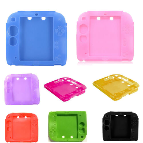 Soft Silicone Rubber Gel Protective Case Cover for Nintendo 2DS Game US FAST - Picture 1 of 21