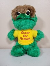 Vintage Playskool Sesame Street Oscar the Grouch Plush