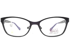 Chelsea Morgan CMM6002 PU Kids Eyeglasses Frames Purple Cat Eye 47-15-130
