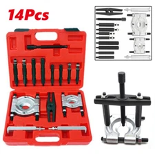 14X Bearing Puller Separator Kit 2"3" Splitter Long Jaw Gear Pulley Removal Tool