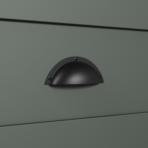 Garderobenschrank Hochschrank Garderobenmöbel Tannengrün Eiche Landhausstil - Bild 7 von 9