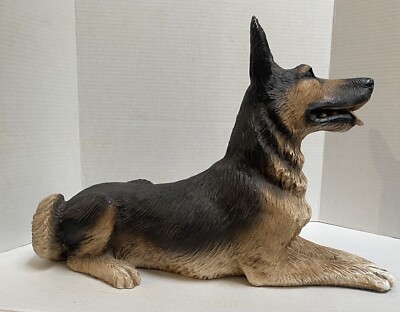 GERMAN SHEPHERD DOG STATUE by UNIVERSAL STATUARY, VINTAGE
