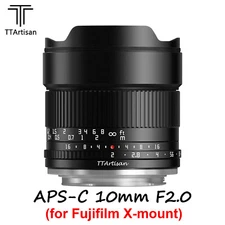 US TTArtisan APS-C 10mm F2 ASPH Lens for Fujifilm Fuji X Mount Mirrorless Camera