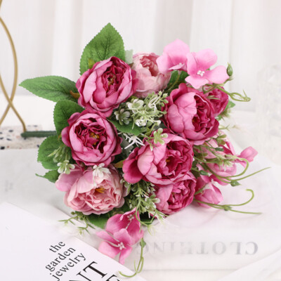 Kunstseide Blumen Knstliche Blume Hochzeit Handheld Blumen Drauen Party  Deko | eBay