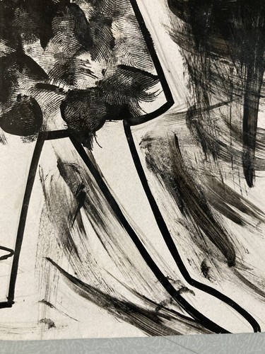 Very Nice Drawing Ink On Paper Character Erotic Man Art Pécoul 1950 - Picture 6 of 10