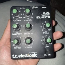 T C Electronic Dual Parametric Equalizer Vintage Tested Working