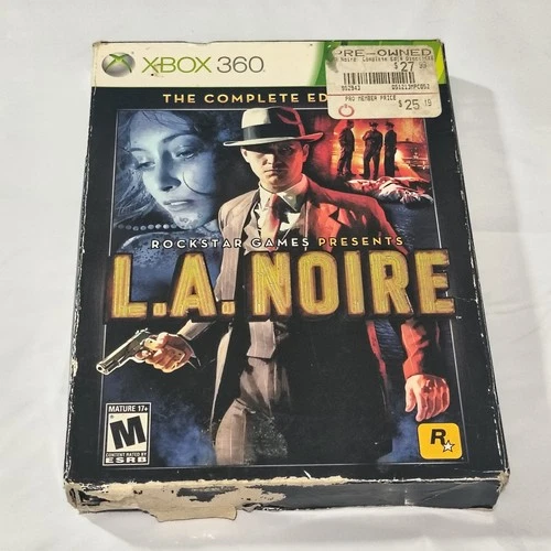L.A. Noire -- Complete Edition (Microsoft Xbox 360, 2011) All 4 Discs-Tested