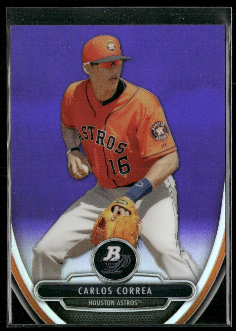 Carlos Correa Chrome Purple SP 2013 Bowman Platinum Houston Astros