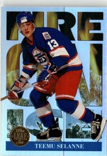 1994-95 Leaf #12 Teemu Selanne Fire On Ice