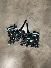 Youth Adjustable Inline Skates Size 5Y-8Y Light Up Wheels Kids Rollerblades